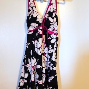 Women's Large, halter, skirt bathing suit